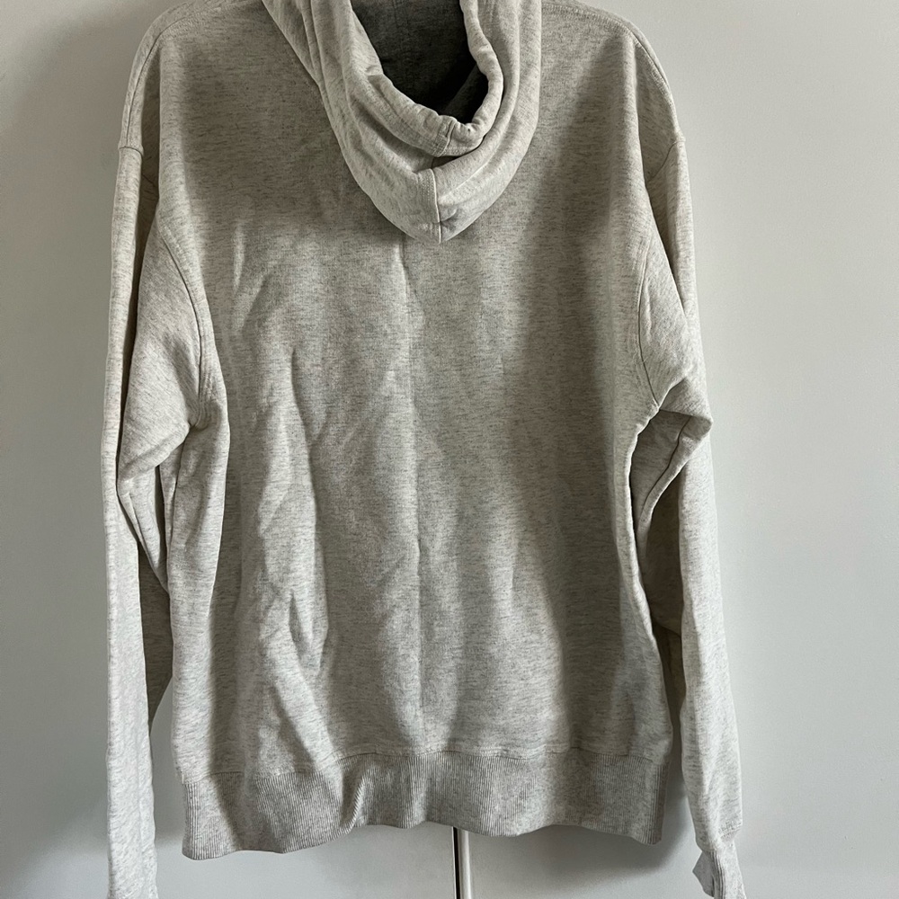 CHAMPION hoodie - light Heather grey and camo lettering - Picture 3 of 5